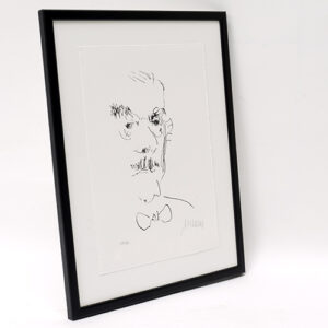 Armin Mueller-Stahl eingerahmt Fachwerkstatt Galerie Lamers